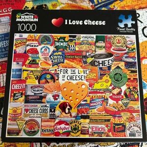 I Love Cheese 1000 Piece White Mountain Jigsaw Puzzle
